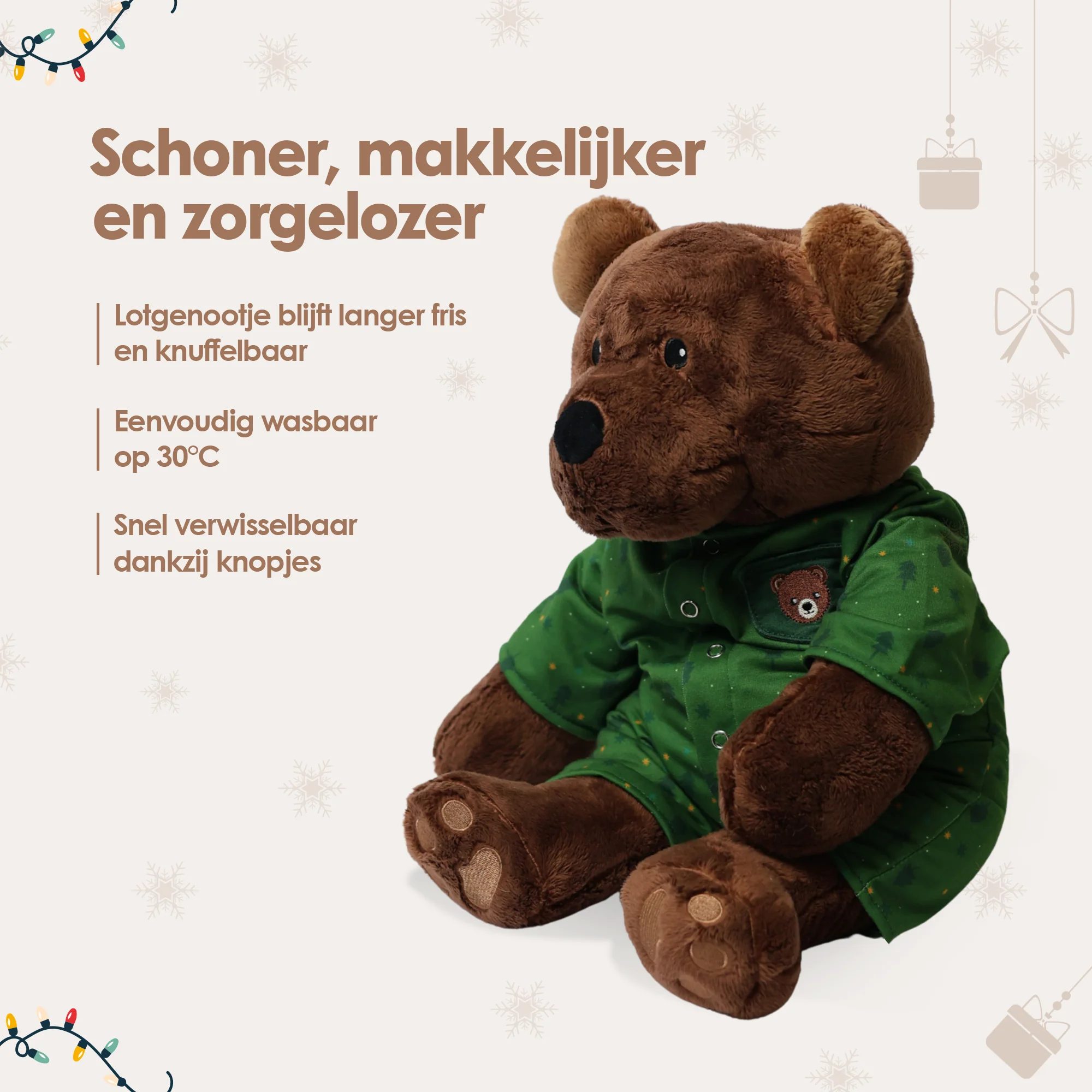 Beer Kleding Winter Lotgenootje - Image 3